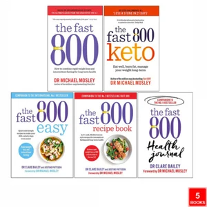 Fast 800 Series Collection 5 Books Set By Michael Mosley Fast 800, Keto, Easy