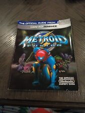 Metroid Fusion Game Boy Advance GBA Official Nintendo Power Player's Guide Book!
