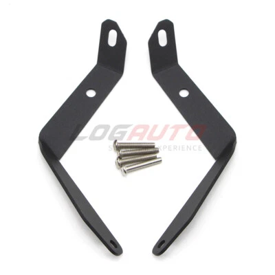 For BMW S1000XR 20+ Fog Light Spotlight Bracket Driving Lamp Holder Mount Black - Imagem 1 de 4