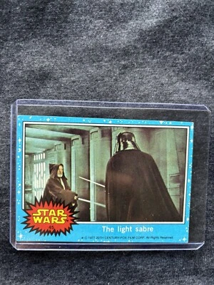1977 Topps Star Wars The light sabre Blue Series 1 - Image 1 of 4