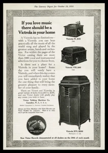 1914 Victor Victrola Phonograph Original Magazine Ad - Picture 1 of 3