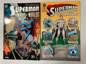 Lot of 2 "Super Man" DC Comic Books War of Worlds 1999 Whatever Happened 1997 - Picture 1 of 7