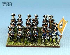 15mm SYW Seven Years War WGS painted Prussian Winterfeldt Infantry Pa1 - Imagen 1 de 5