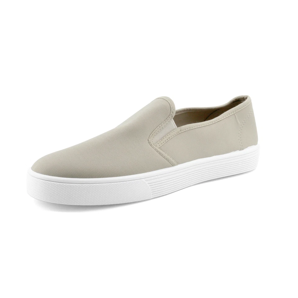 JOMIX Uomo Colore Solido Slip On Scarpe di Tela Sneakers Moda Casual Plimsolls - Immagine 1 di 4