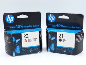 Original HP21 + HP22 Druckerpatrone Schwarz Dreifarbig - NEU - MHD JUN 2024 - Bild 1 von 3