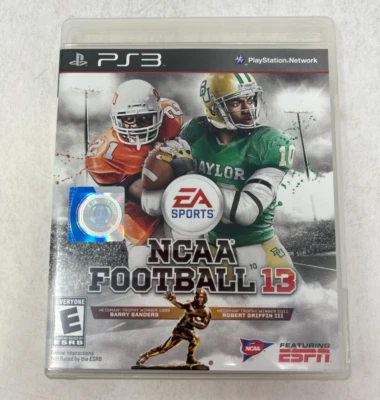 Чехол и руководство только без игры NCAA футбол 13 PS3 Playstation 3 подлинный - Изображение 1 из 3