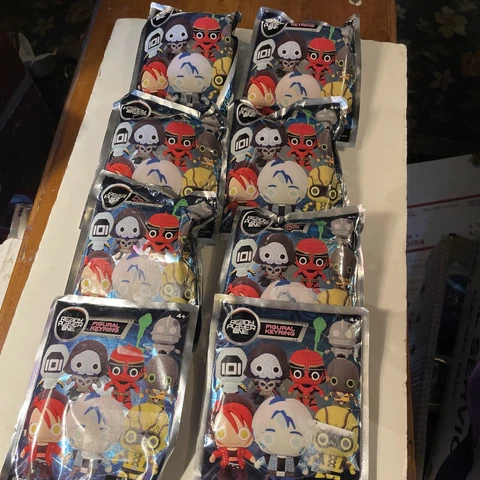 Ready Player One Figural 3D Keyring - 8 Sealed Blind Bags New Cover
