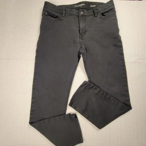 Pantalones de mezclilla Banana Republic Traveler para hombre talla 34x29 negros cómodos elásticos LEER - Imagen 1 de 9