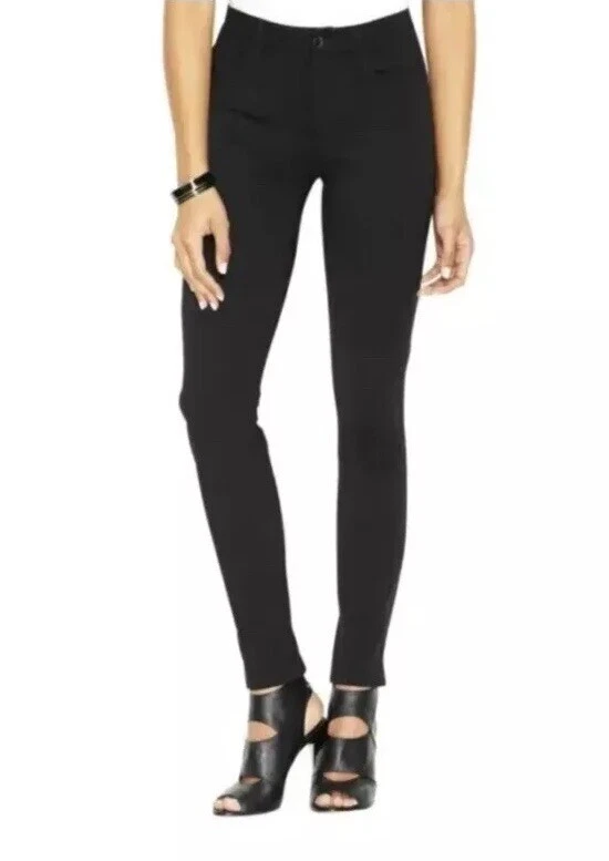 Pantalones ajustados elásticos tejidos ponte negros para mujer Rachel Roy talla 26 Foto 1 de 1