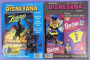 Tomart's Disneyana Magazines #11 + #14 -Zorro, Linen Books, Barbie, Animation... - Picture 1 of 2