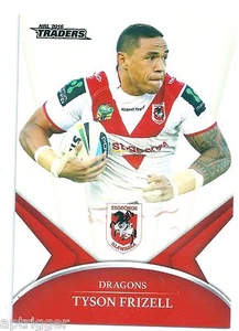 2016 NRL Traders Base Card (125) Tyson FRIZELL Dragons - Picture 1 of 1