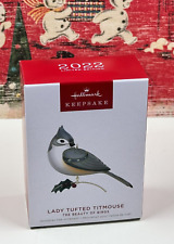 2022 Hallmark Lady Tufted Titmouse The Beauty of Birds Limited Edition Ornament