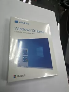 Microsoft Windows 10 Home - Edizione Completa (PC) Boxato 32 e 64bit Sigillato - Foto 1 di 3