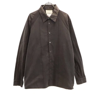 STEPHAN SCHNEIDER made in Japan Long sleeve Cotton shirt 5 charcoal Men's - Picture 1 of 9