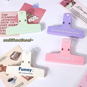 Plastic Magnetic Clip School Supplies Securing Clip Receipt Storage Folder - Picture 1 of 15