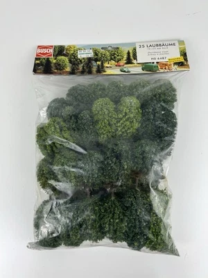 Busch Deciduous Tree Assortment - pkg(25) - HO Scale Model Railroad Tree - #6487 - Image 1 of 4