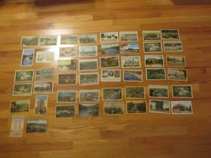 West Virginia Postkarten Lot 48 Karten Leinen Pre Linen Postkarten WV Lot 160 - Bild 1 von 13