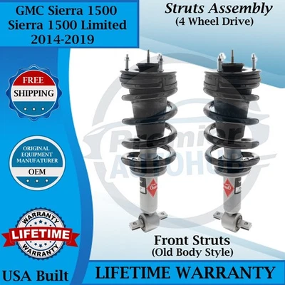 KYB OEM Front Struts For 2014-2019 GMC Sierra 1500/1500 Limited 4WD Lifetime Wa. - Изображение 1 из 4