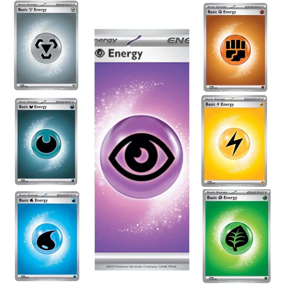 Basic Energy Card (4x) Per Order - Mega Evolution Set (Pick Energy Card) - Image 1 of 1