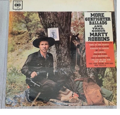 Marty Robbins- More Gunfighter Ballads and trail songs -1960- flipback-1st press - Image 1 of 4