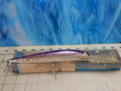 Señuelo vintage Rebel 7" Spoonbill Magnum Deep Runner 20-30 pies, en caja minnow Foto 1 de 4