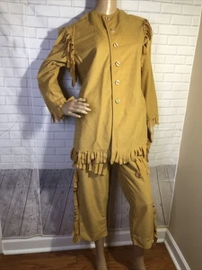 Vintage Native American Western Show Costume High Quality Pants 34 In Size M - Picture 1 of 19