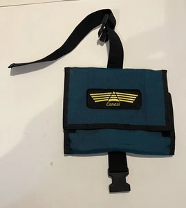 COOL! Cencal Aviation Green Nylon Pilot Kneeboard Made in USA - Picture 1 of 4