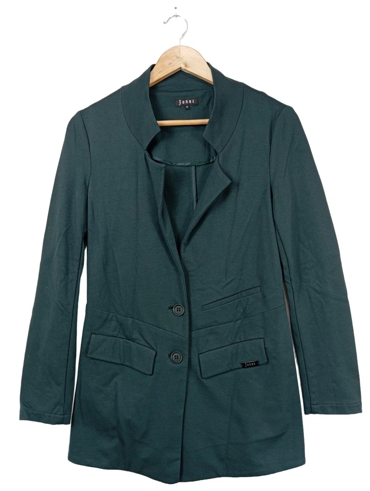 JONES Blazer largo Mujeres Blazer Talla EU 36 azul look casual - Imagen 1 de 4