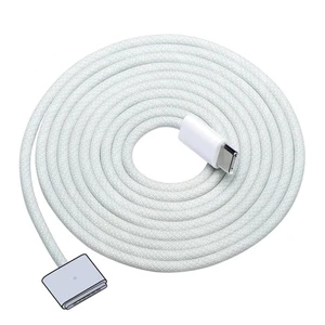 Magnetic 3 Fast Charging Cable, USB-C 6.6ft for All MacBook Models 2021-2025 - Picture 1 of 10