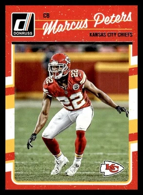 2016 Donruss #150 Marcus Peters Kansas City Chiefs - Image 1 of 2