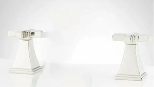 Signature Hardware 446137 Pinecrest Cross Handles Only for Widespread Faucet GC4 - Picture 1 of 3