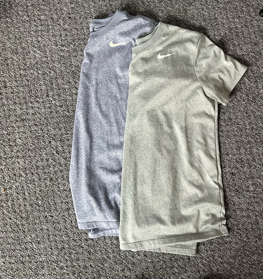 Lot Of 2 Nike Dri-fit Shirt, Women’s, Blue Heathered And Green Heathered, Size S - Image 1 of 4