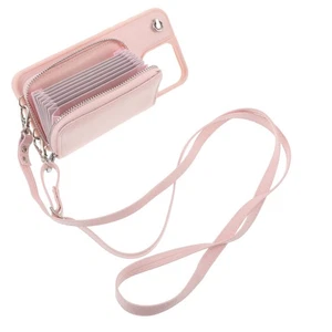 Handyhülle Crossbody Wallet Case Kartenhalter Slot Schutzhülle Handyrückseite - Picture 1 of 20
