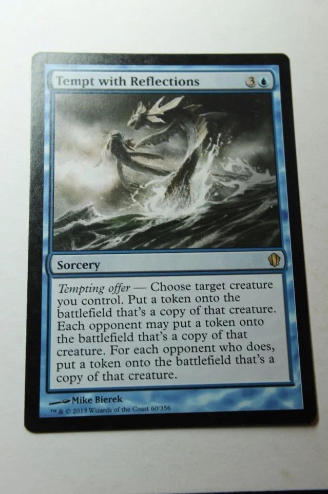 MTG Tempt with Reflections x1- -Commander 2013-Lightly Played - Image 1 of 1