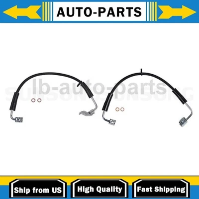 Manguera de freno delantera 2x para Jeep Wrangler 2008 2009 2010 3,8 L Foto 1 de 4