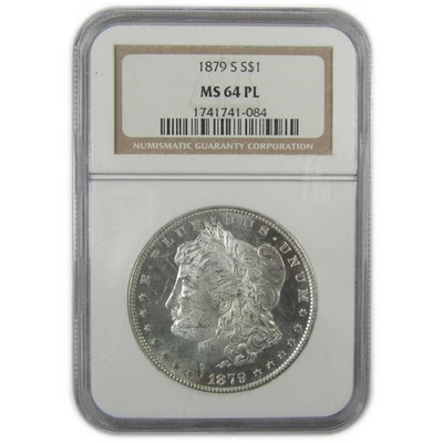 1879 S Morgan Dollar MS 64 PL NGC Silver Proof-Like $1 Coin SKU:I19878 - Image 1 of 4