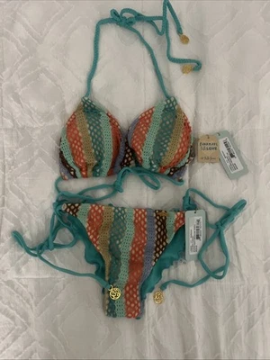 Luli Fama ,la Gloria Cubana , Ruched Back And Brazilian Tieside,Hand Made - Image 1 of 2