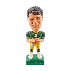 Brett Favre Green Bay Packers Home Jersey SAM Bobblehead #1218/3000 - Picture 1 of 7