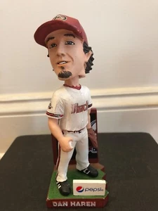 Dan Haren REPAIRED 2009 SGA Arizona Diamondbacks Bobblehead White Jersey - Picture 1 of 8