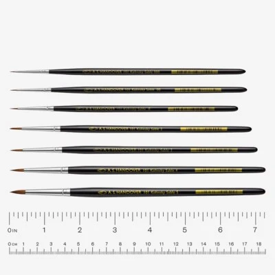 Kolinsky Sable Restorers Brush Extra Short Hair HANDOVER ENGLAND - image 1 of 2