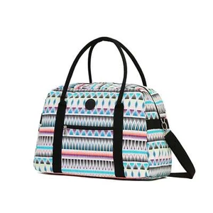 Tosca - TCA935 Fashion Tote/Duffle Bag - Beige/Multi - Picture 1 of 5