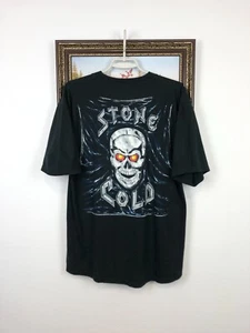 Vintage 90's Stone Cold Steve Austin WWF Vest 3:16 Shirt Over Print Tee Size L - Picture 1 of 15