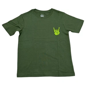 Wonder Nation Boys Size XS (4/5) Green Hang Loose Short Sleeve Graphic T-Shirt - Picture 1 of 5