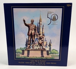 Rompecabezas Walt Disney World 50 Aniversario Walt & Mickey Partner 1000 Piezas Nuevo - Imagen 1 de 6