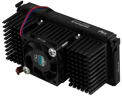 Processor Cpu Intel Pentium Ii 300MHZ Sl2Ha Slot 1 Cooler Master 512MB Cache - Image 1 of 2