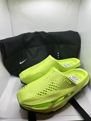 Nike x MMW 005 Slides Uomo Taglia 5 Volt Nero DH1258 700 Matthew M Williams