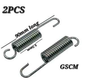 Universal 90mm Motorbike Motorcycle Side Stand Centre Stand Spring 2× - Picture 1 of 2