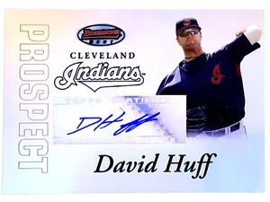 2007 Bowman's Best Prospects David Huff RC Auto Cleveland Indians - Picture 1 of 2