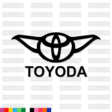 TOYODA YODA Toyota Star Wars Baby Yoda JAP Drift Funny Car/Van Decal Sticker 045