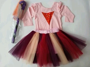 Fairy Witch Costume Toddler Sz 18-24 Mo.Romper And Tutu With Broom Halloween - Picture 1 of 2